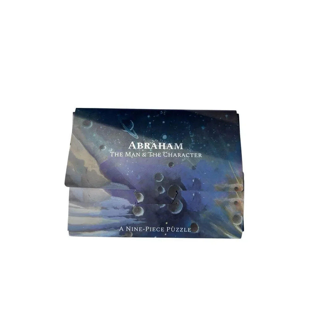 Abraham The Man And The Character A Nine Piece Puzzle By Artist Gadi Dadon